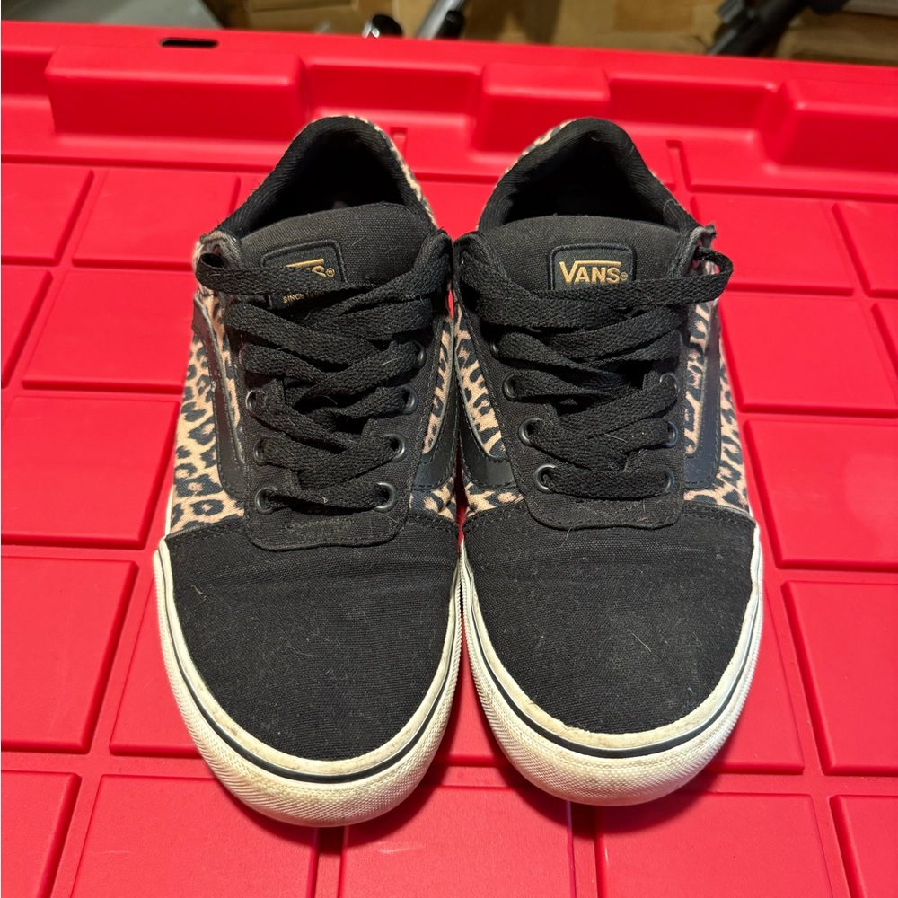 Vans Leopard Print Sneakers
